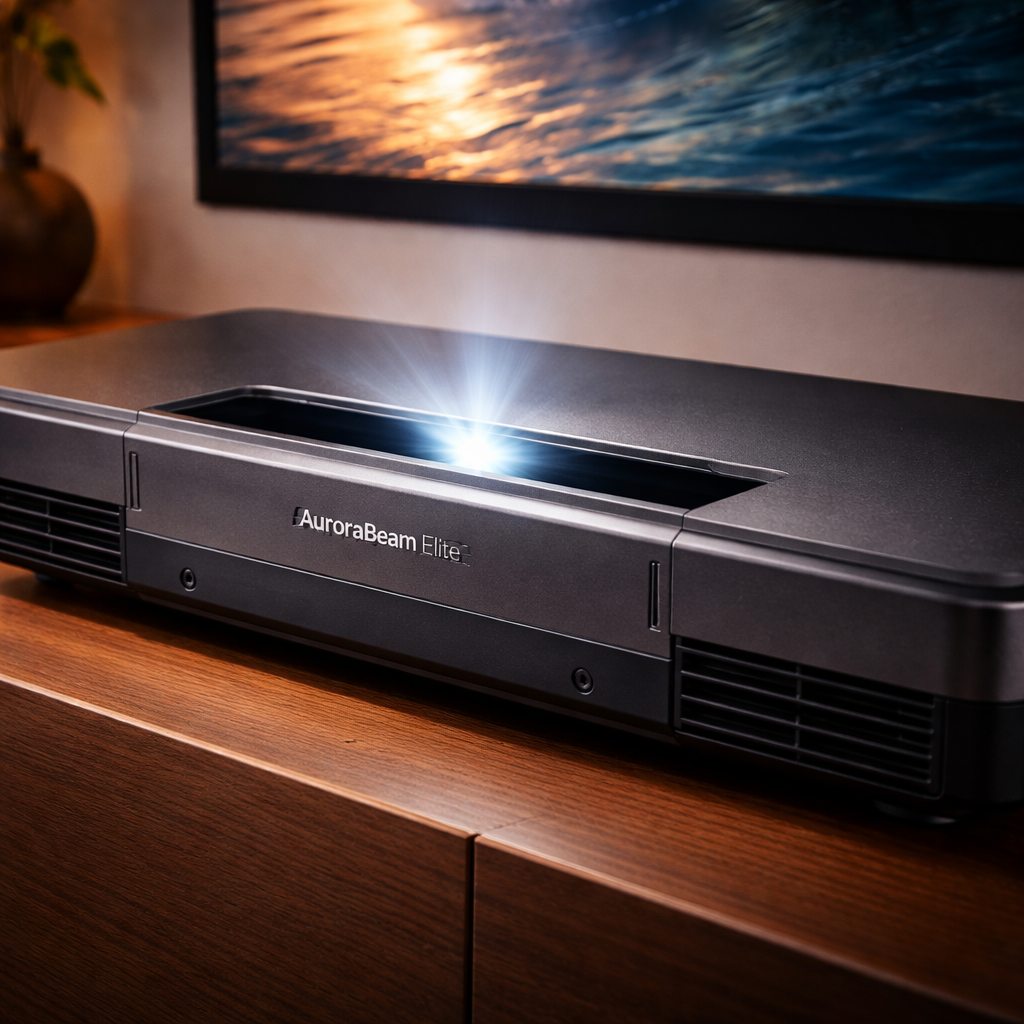 AuroraBeam Elite 4K Ultra Short Throw Projector