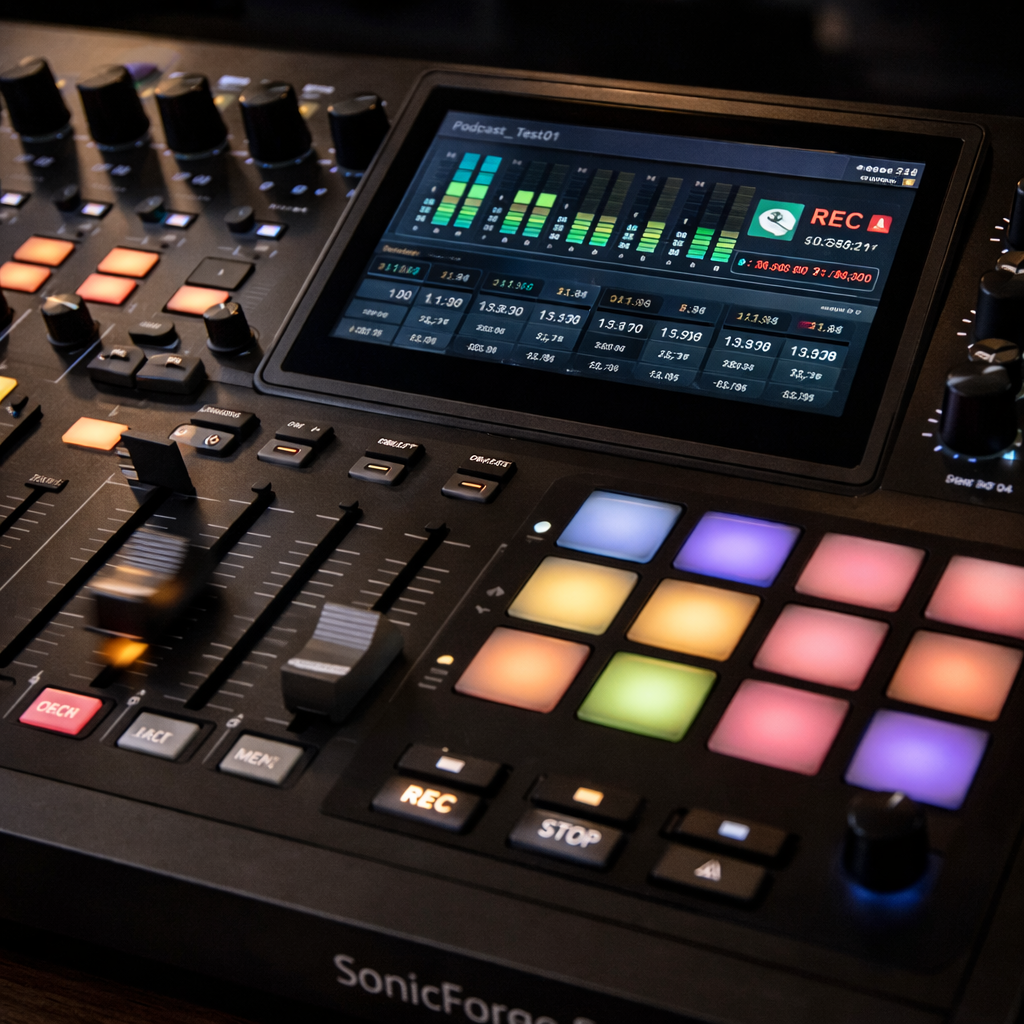 SonicForge StudioHub X8 Video Production Console