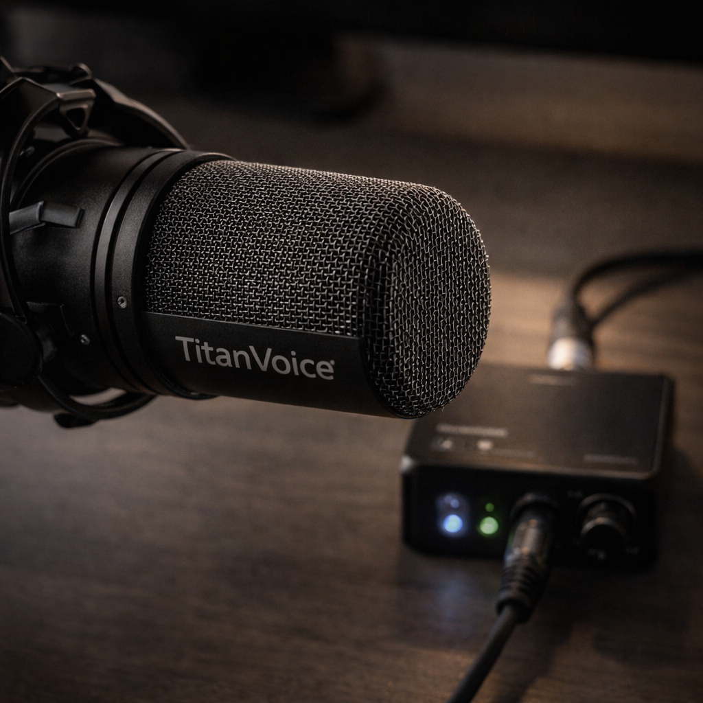 TitanVoice ProCast Signature Microphone for Podcasters