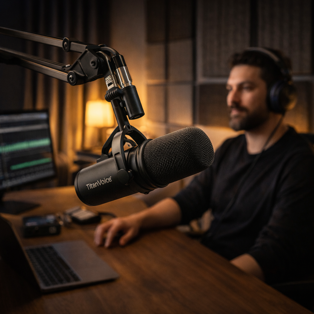 TitanVoice ProCast Signature Microphone for Podcasters