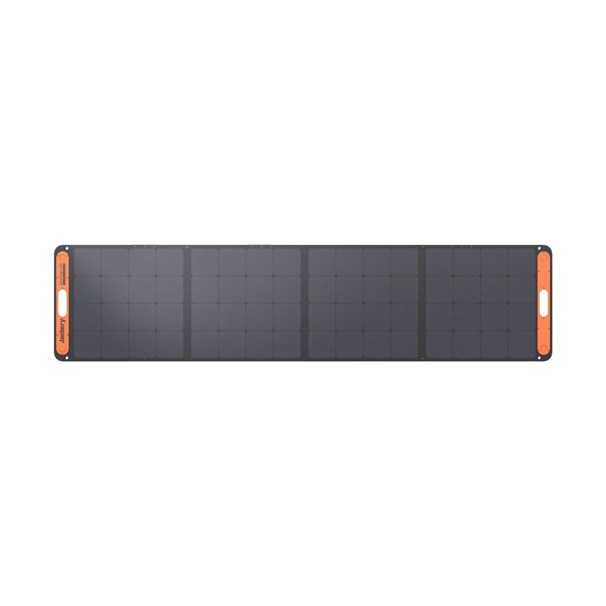 Jackery SolarSaga 200W solar panel, propped open at an angle