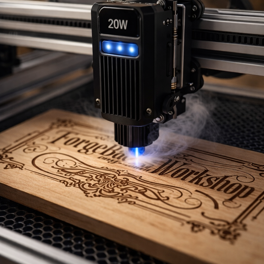 ForgeBeam CraftPro 20W Laser Engraver
