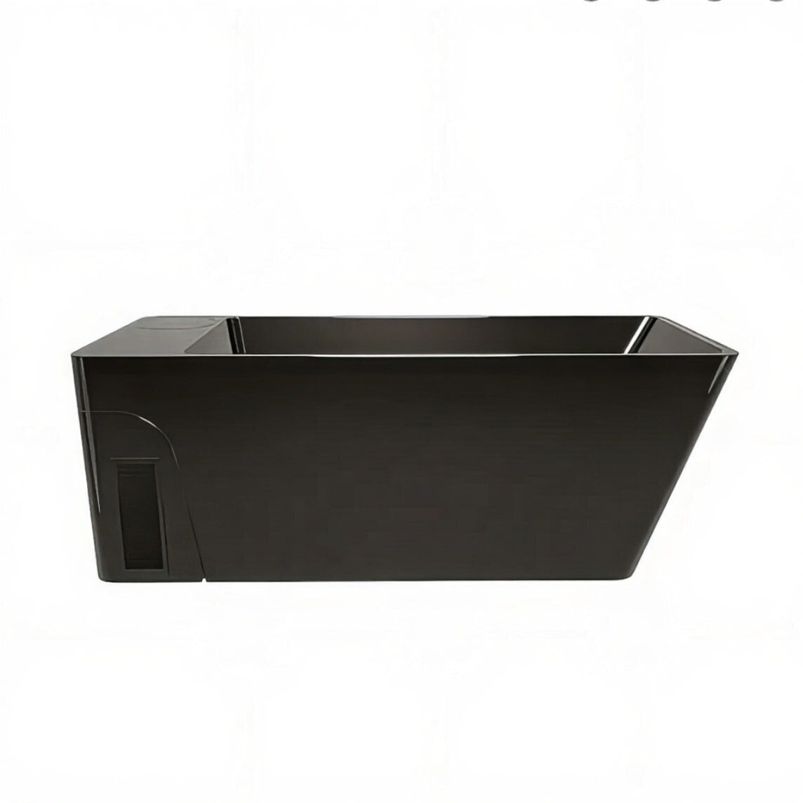 Orivon Frost Cold Plunge Tub in Black, alternate angle