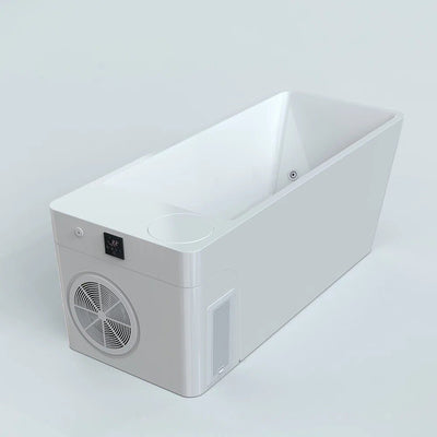 Orivon Frost Cold Plunge Tub in White, front view