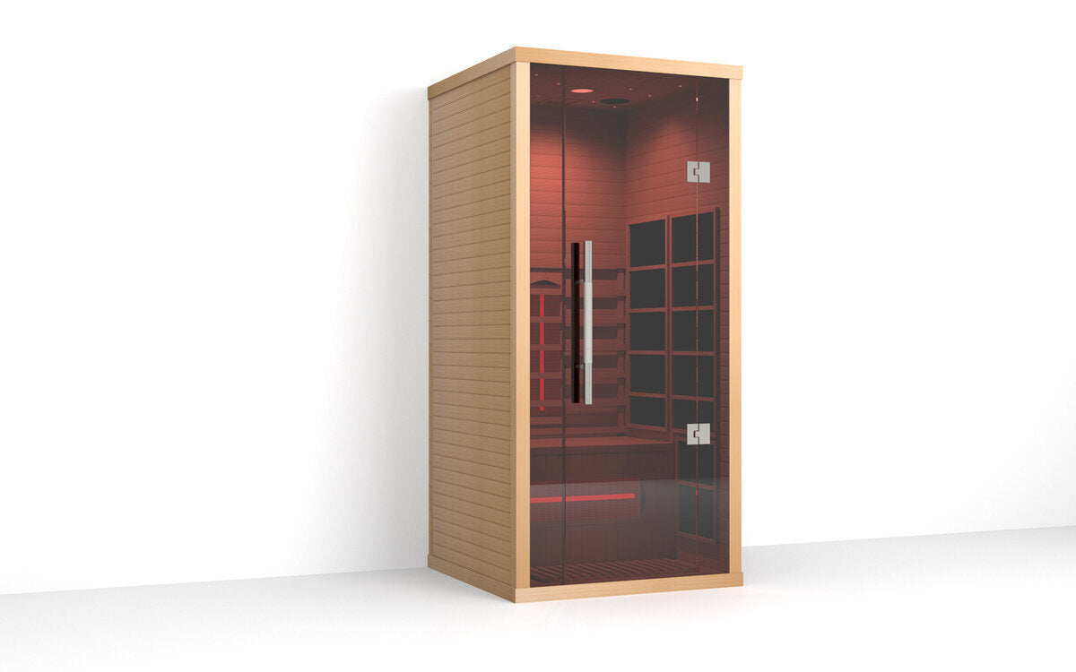 Orivon Lumin Infrared Sauna One, alternate angle