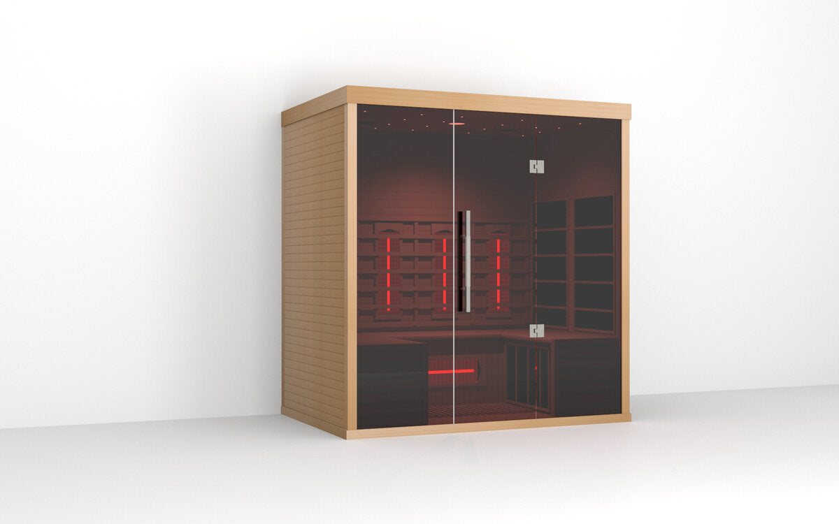 Orivon Lumin Infrared Sauna Three, alternate angle