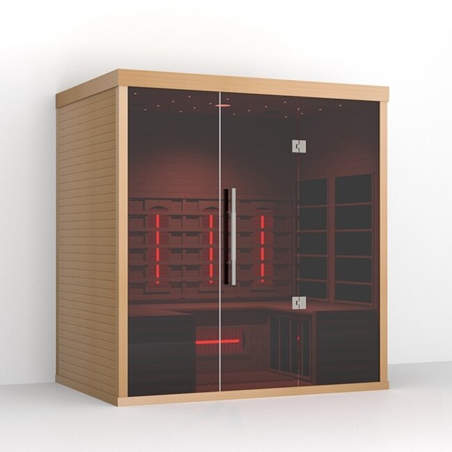 Orivon Lumin Infrared Sauna Three, alternate angle