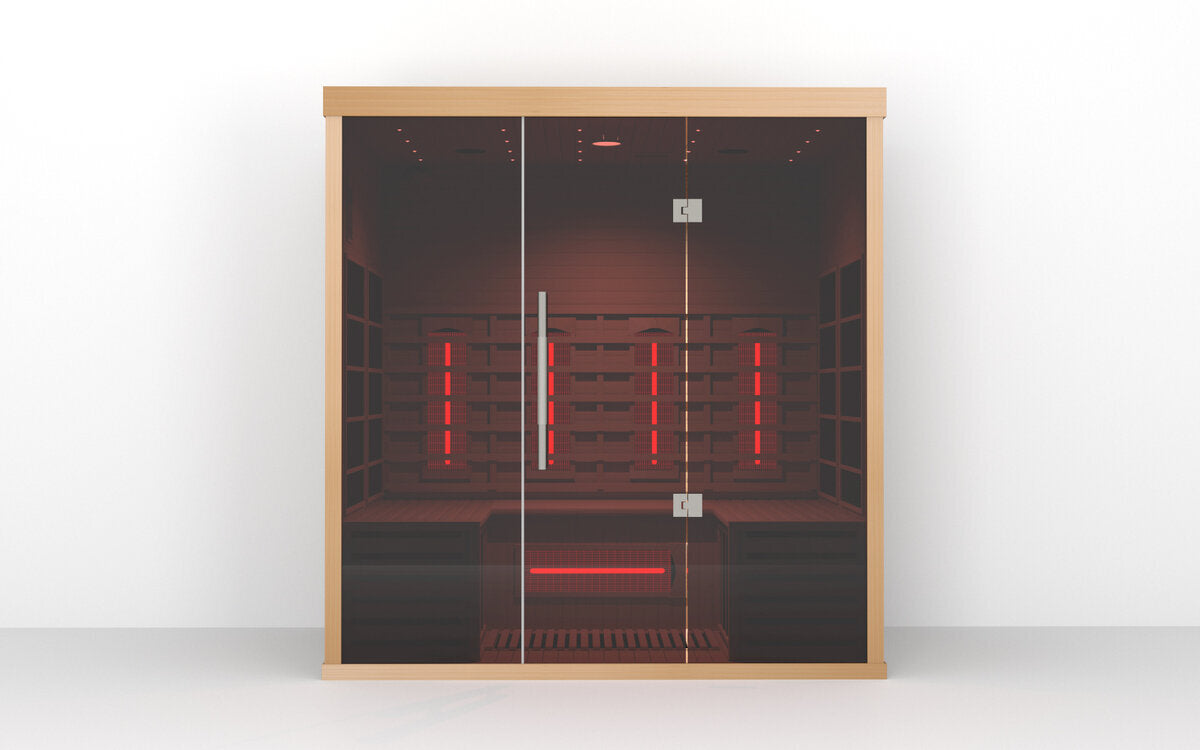 Orivon Lumin Infrared Sauna Three, alternate angle