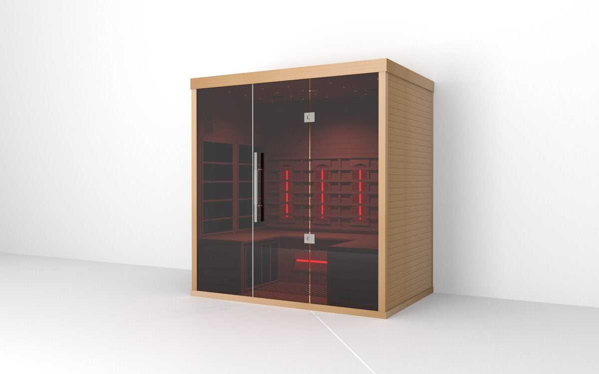 Orivon Lumin Infrared Sauna Three, alternate angle