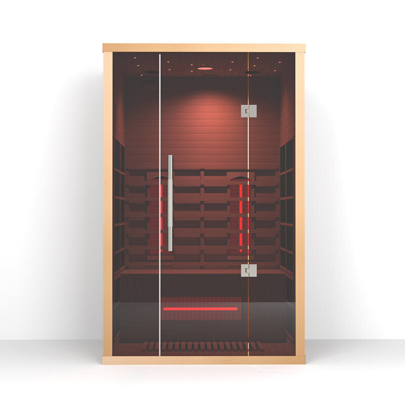 Orivon Lumin Infrared Sauna Two, alternate angle