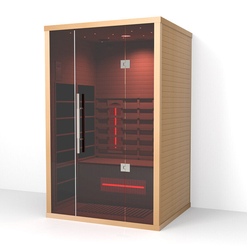 Orivon Lumin Infrared Sauna Two, alternate angle